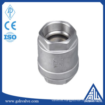 vertical lift cf8m stainless steel check valve